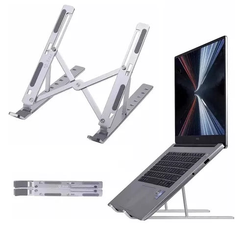 Soporte Portátil de Notebook en Aluminio – Comodidad y Ergonomía para tu Trabajo 💻✨