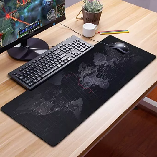 Mousepad Mapamundi Grande 90x40cm – Estilo y Comodidad en tu Escritorio 🌍🖱️