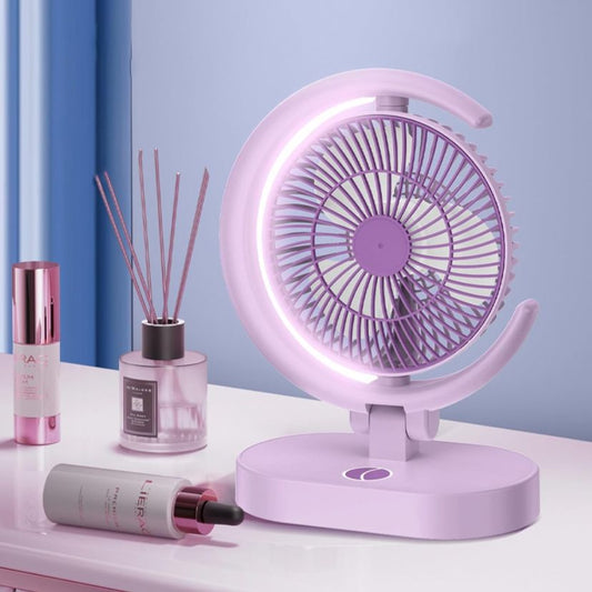 Ventilador de Escritorio con Iluminación – Frescura y Estilo en un Solo Dispositivo 💨💡